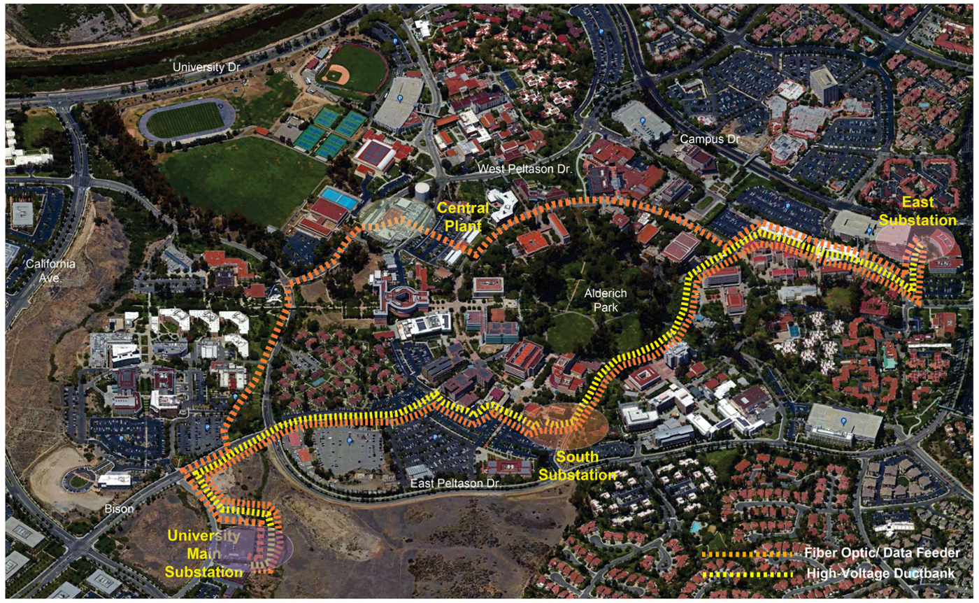 step 4 project for electrical improvements on campus